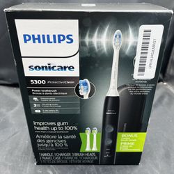 Philips Sonicare ProtectiveClean 5300 Rechargeable Electric Toothbrush, Black *1