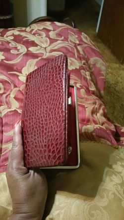 Burgundy wallet