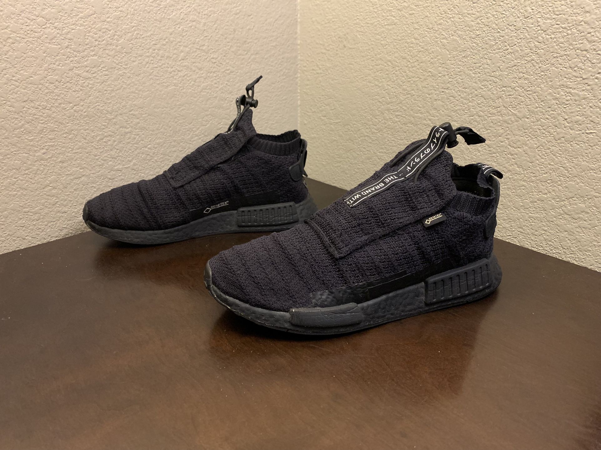 Adidas Nmd Ts1 Pk Gtx Triple Black Gore-Tex Men’s Size 10.5