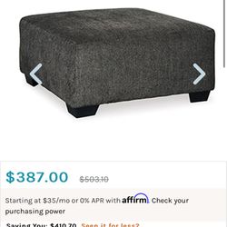 Ashley Ottoman Couch Foot Rest 