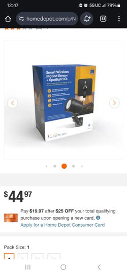 Motion Sensor Spotlight Kit.