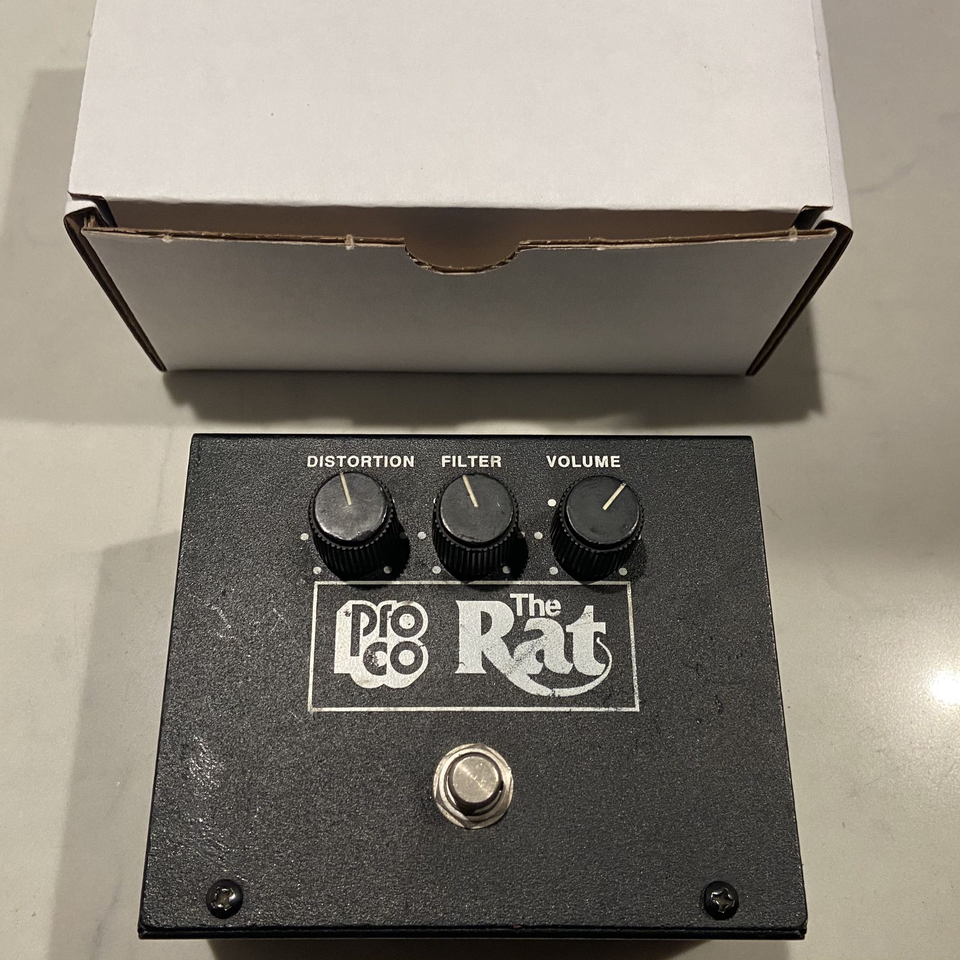 ProCo Rat Overdrive/Distortion Guitar Effects PedalVintage RatLarge