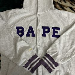 bape varsity jacket 