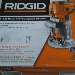 Ridgid Router & Angle Grinder