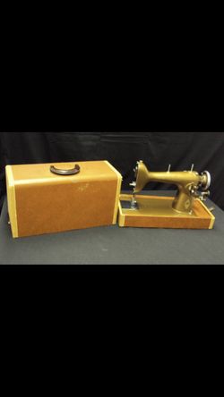 Sewing machine with carrying case from free Westinghouse. Portable serious buyers only portable