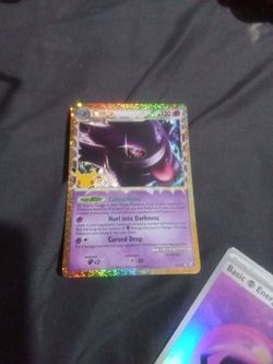 Pokemon card.   Gengar