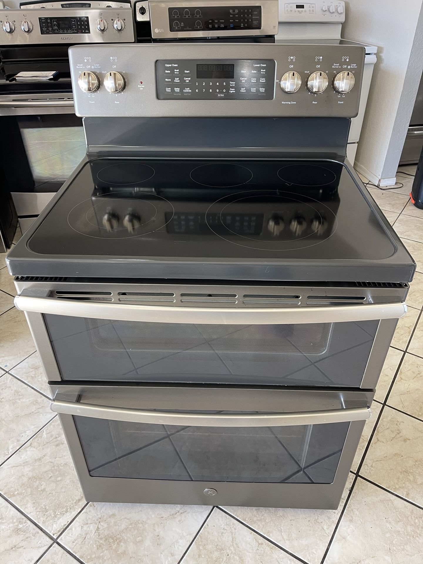 GE Electric Stove Double Oven