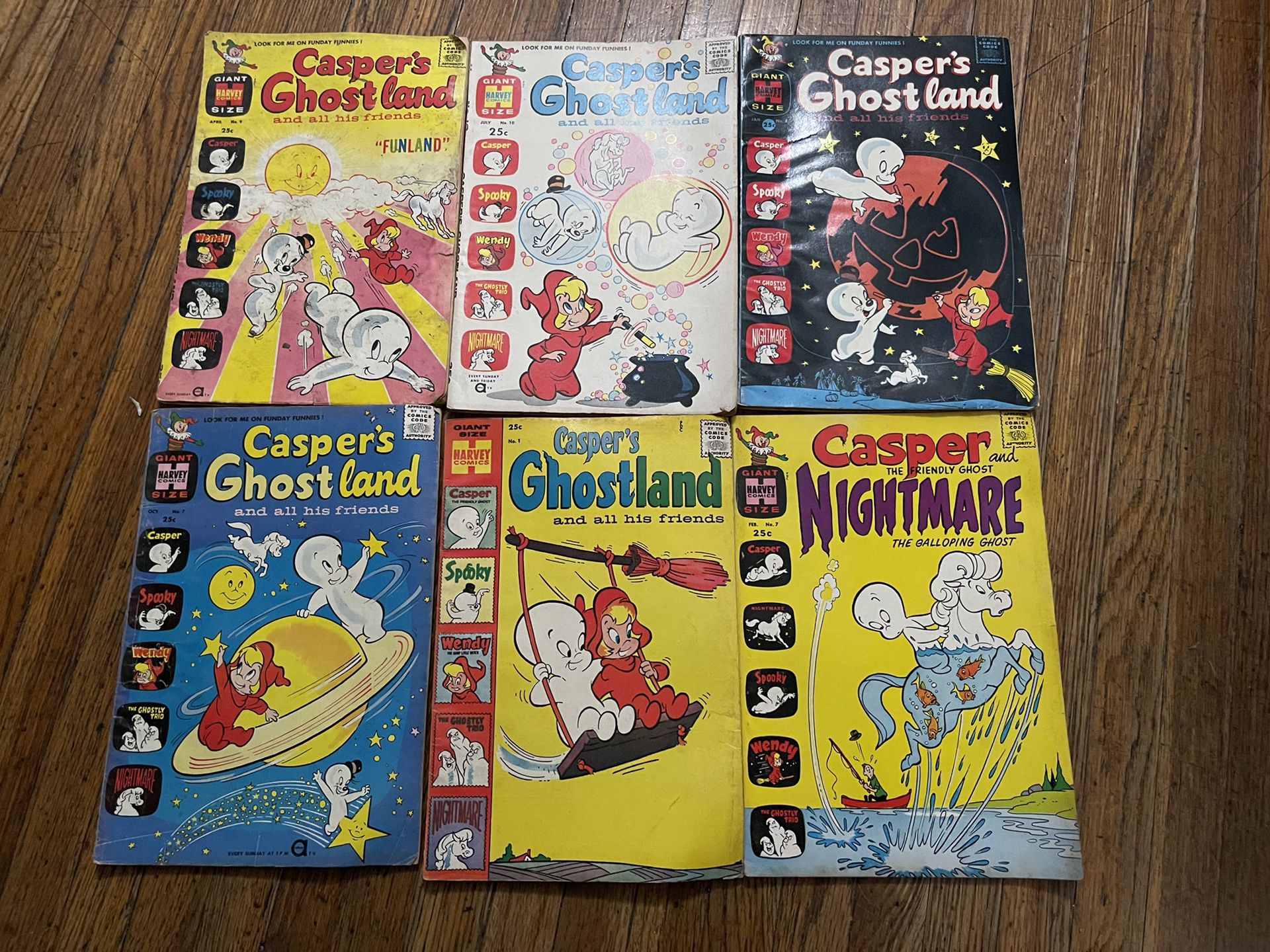 Vintage Casper the friendly ghost comic book