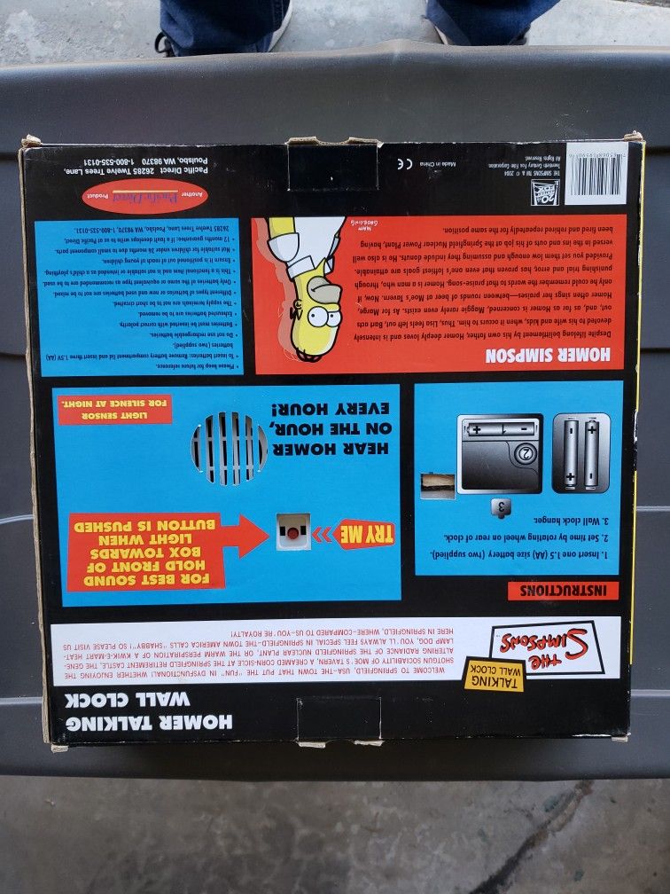 The Simpsons Talking Clock.