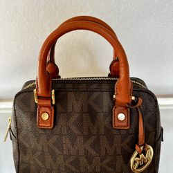 Michael Kors Jet Set Travel XS Duffle Bag Chocolate Brown MK