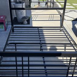 Black Metal Bed Frame 