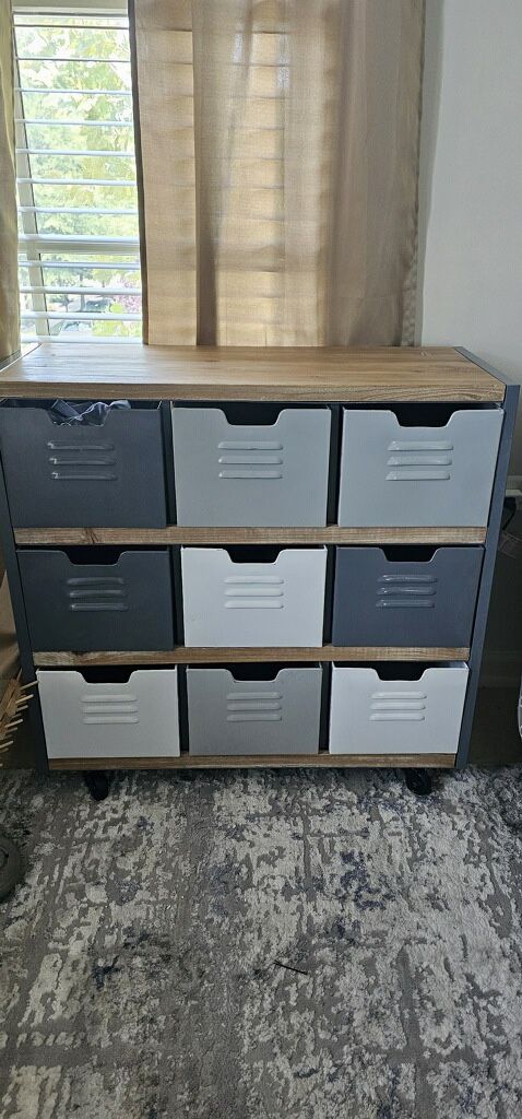 Storage With Metal Drawers