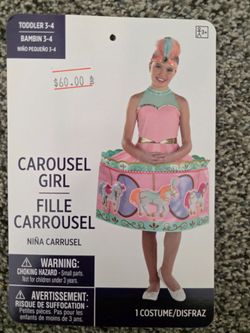 Carousel girl costume size 3-4