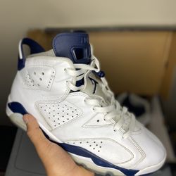 Jordan 6 Retro Midnight Navy Size 9.5 