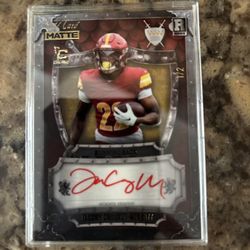 JACORY CROSKEY-MERRITT  RED INK AUTOGRAPH  1/2