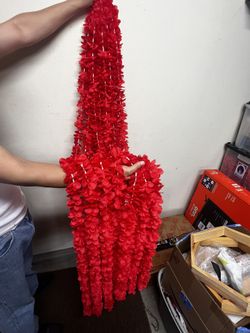 Artificial Garland Red
