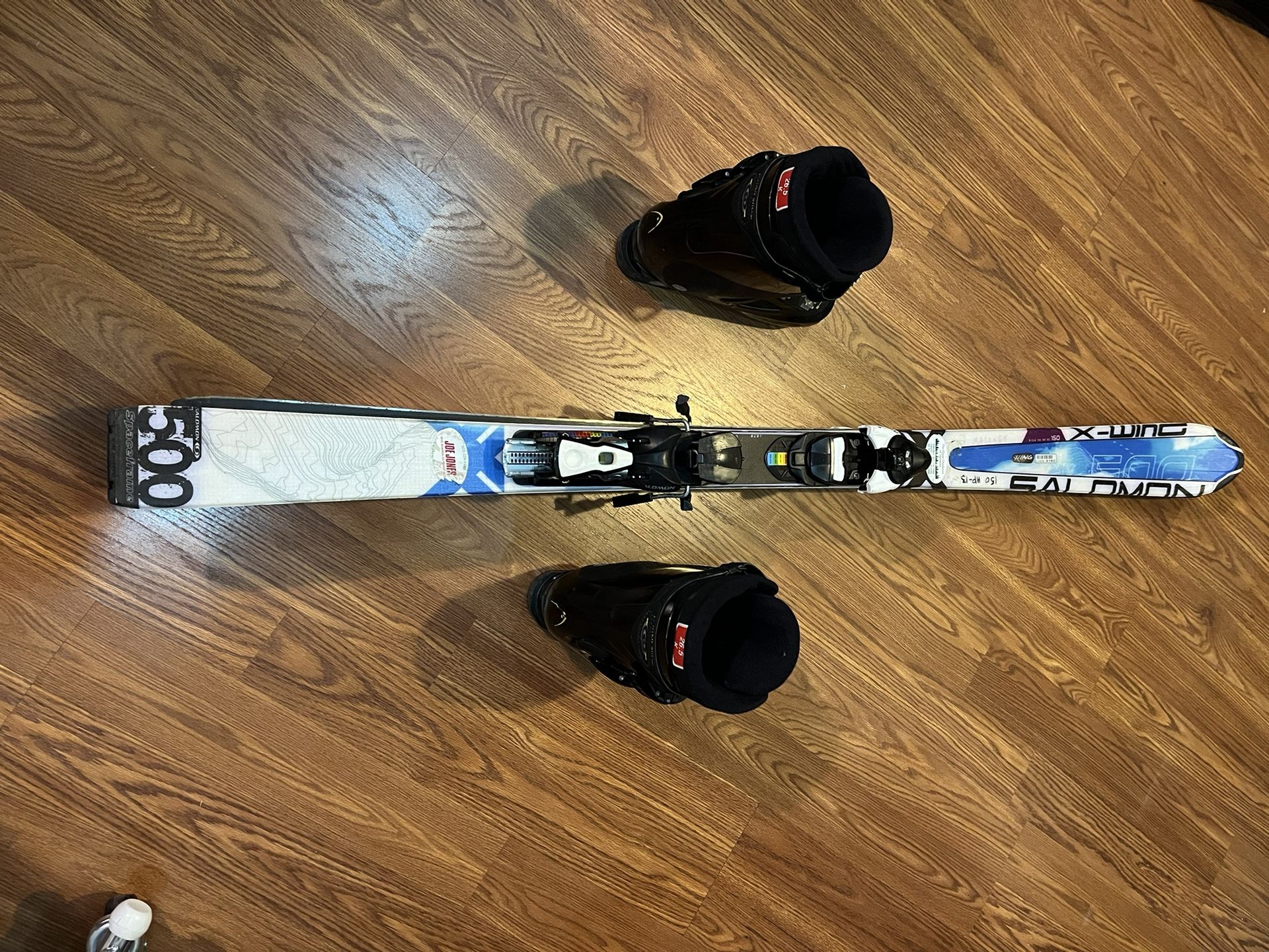 Skis 150cm Good Condition With Boots Size 26-26.5