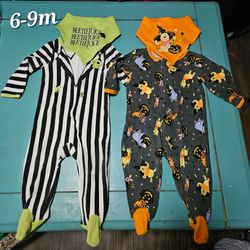 Baby halloween sleepers