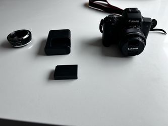 Canon EOS M50 24.1MP Mirrorless Camera Kit w/ 15-45mm Lens (Top Mint)