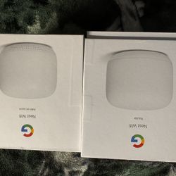 Google Mesh Router And 1 WiFi Add on Point