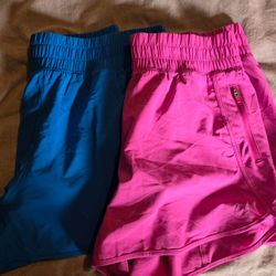 Athletic shorts and skirts