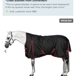Schneider storm shield high neck horse sheet size 80” 