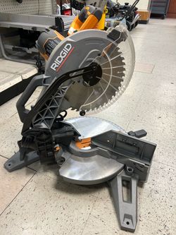 Ridgid 12” dual bevel saw w/light