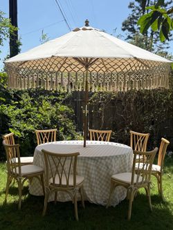Tables and chairs