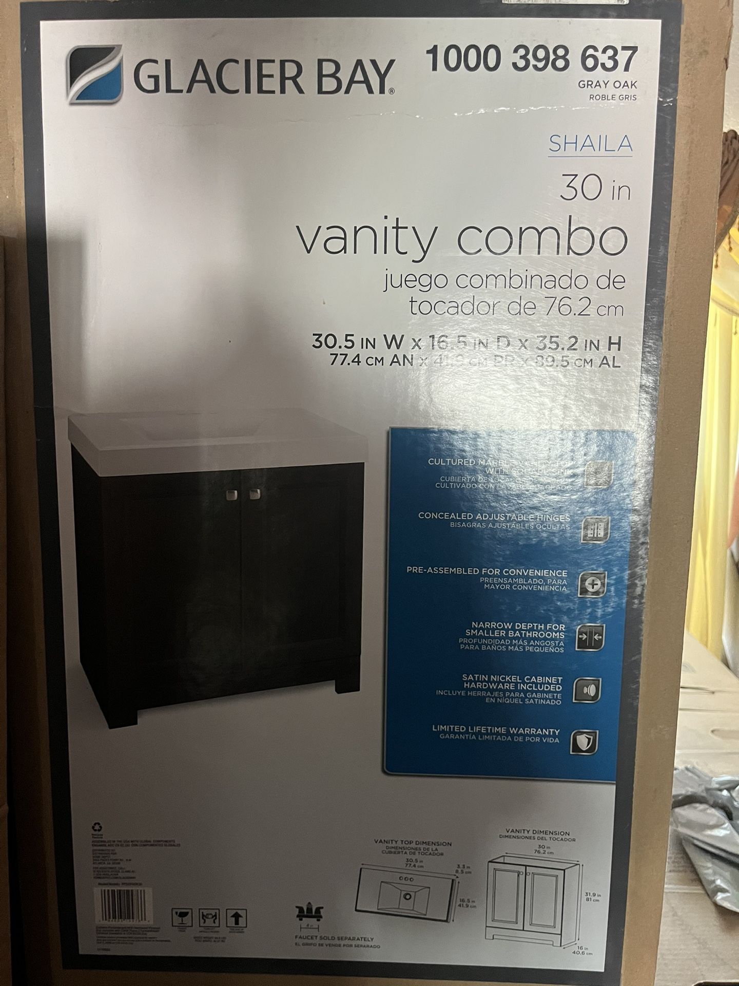 30 in Vanity Combo