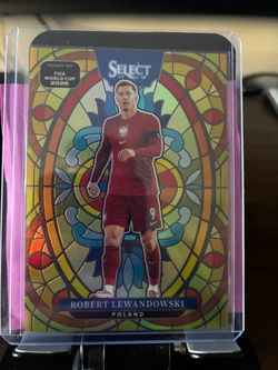 Robert Lewandowski Panini Select Road to FIFA World Cup 2026 Card