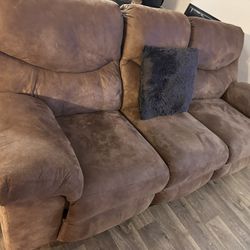 Recliner 3 Seat Sofa Couch NEED GONE!!!