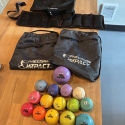 Precision Impact Weighted Velocity Training Baseballs w/ Arm Weights