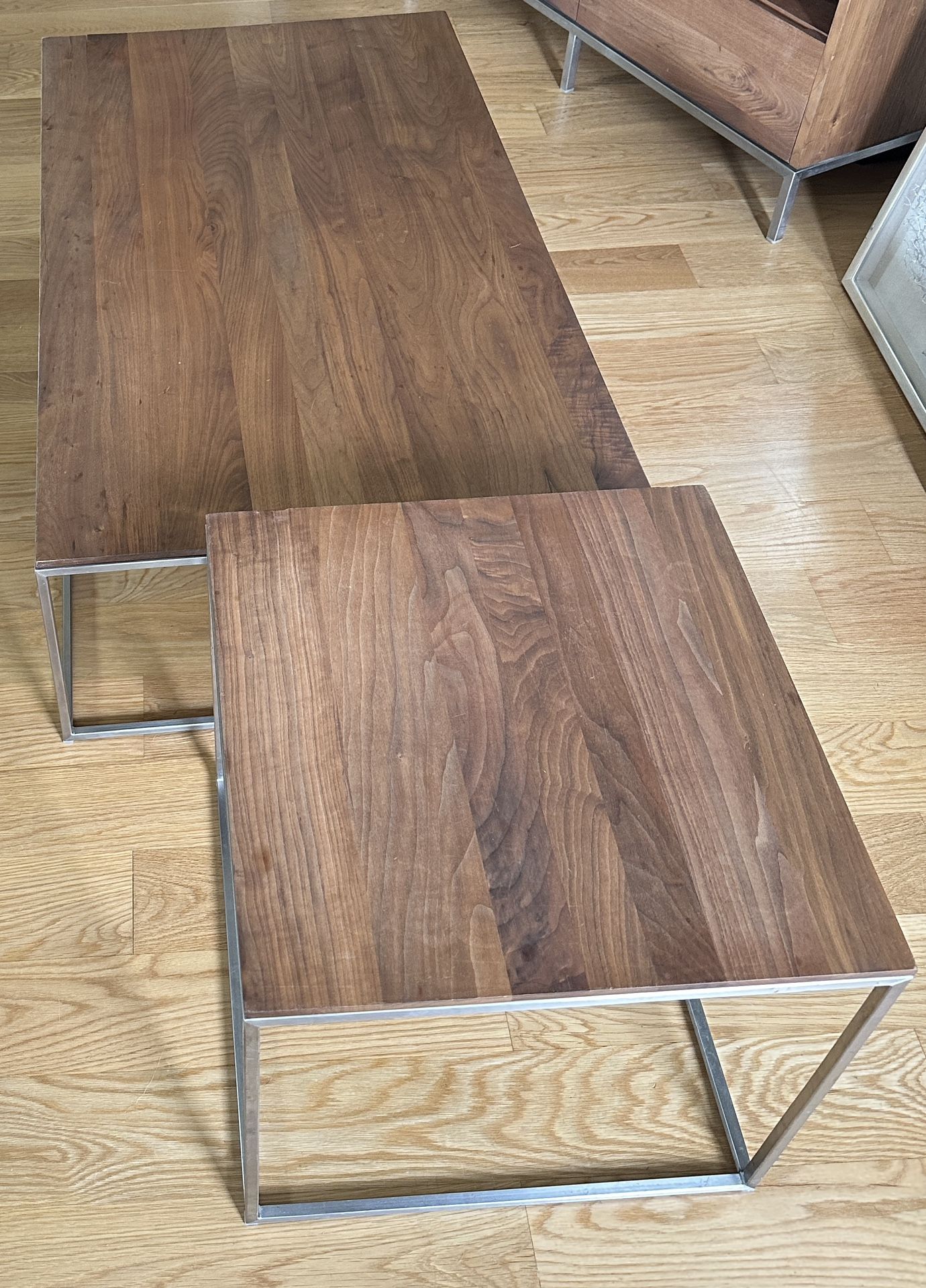 Coffee Table + End Table Set - Crate and Barrel