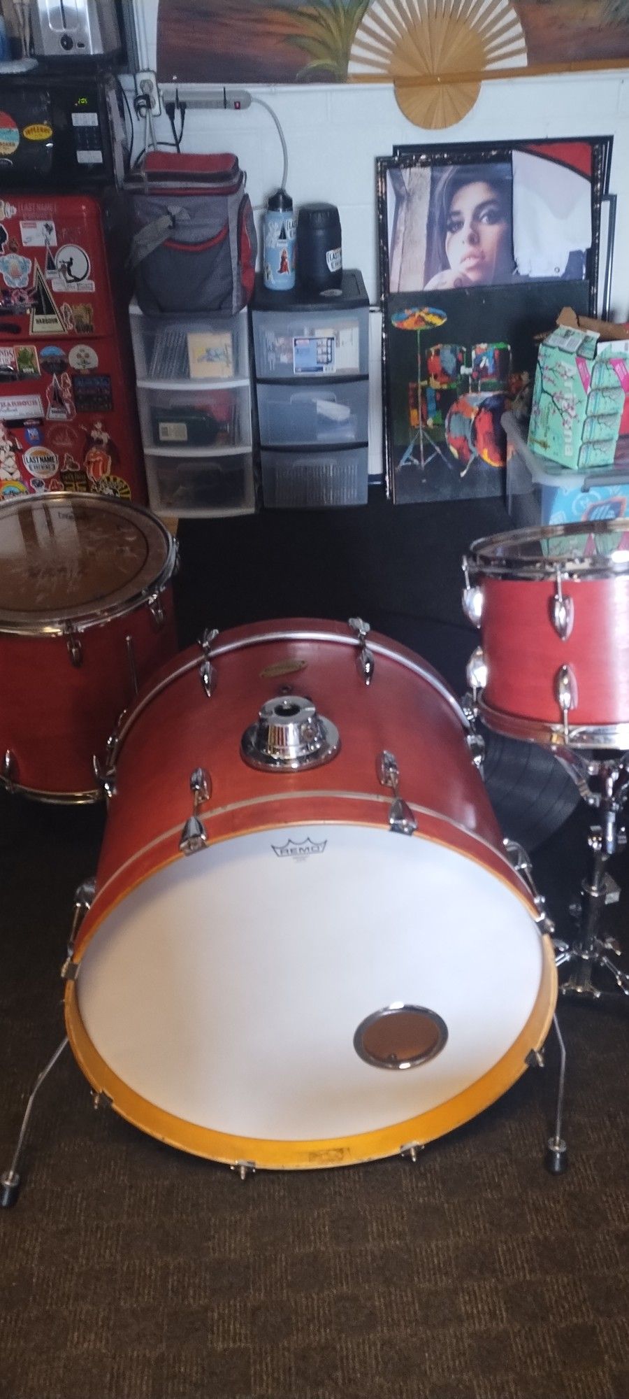 Ludwig 3pc . Drum Kit