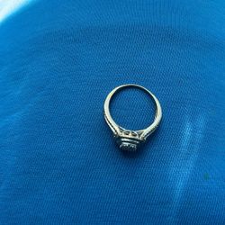 14 K Diamond Ring 