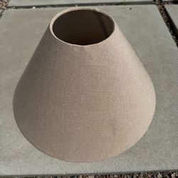 Empire Lamp Shade Beige 14” x 8” (Silver Lake)