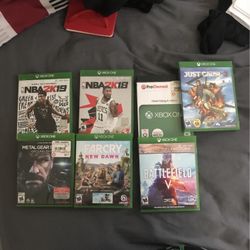 Assortment Of Xbox One Games
