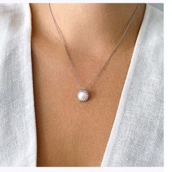 NEW Adornia Floating Freshwater Pearl Necklace