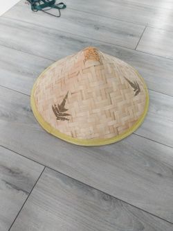 Authentic Rice Farmer Hat From China Town
