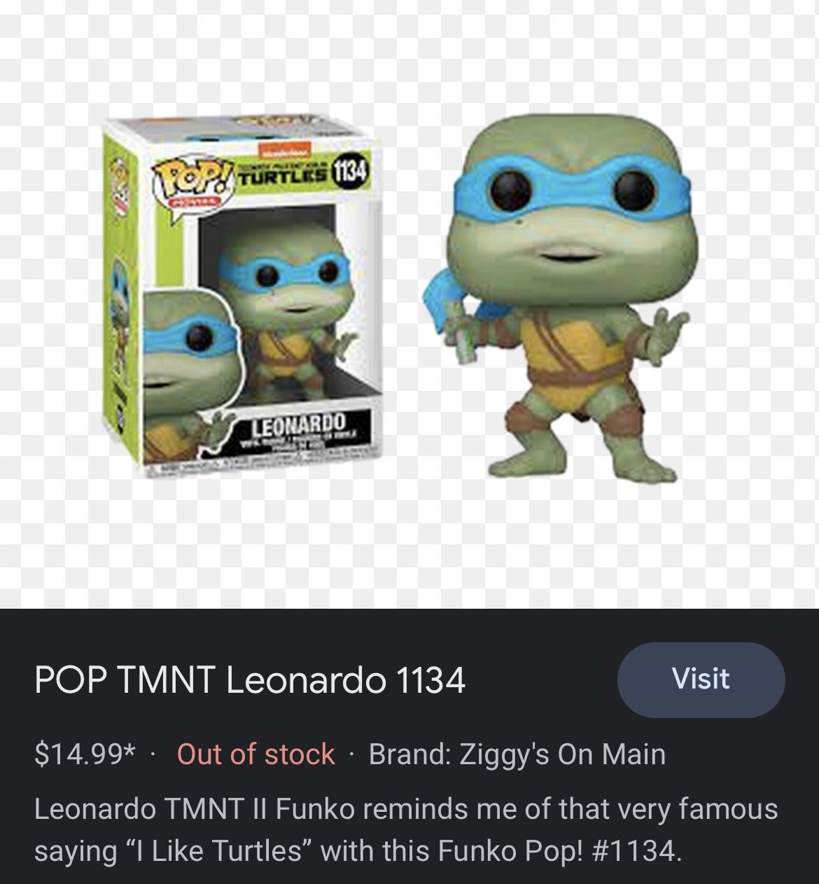 Leonardo Funko 1134