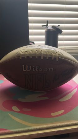Signed Football by NFL Players