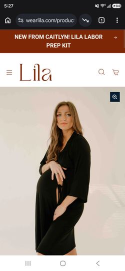 LILA LABOR AND DELIVERY GOWN