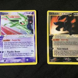 Custom Umbreon And Espeon Star Pokémon Cards