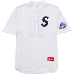 Supreme S Logo Baseball Henley Xl (SS25)