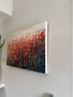 Beautiful flower wall art