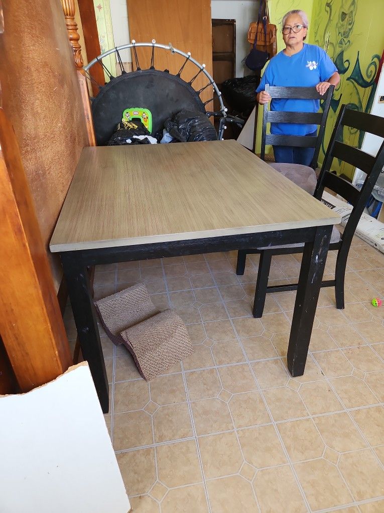 Table And 4 Chairs