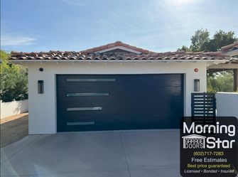Flush-Textured Garage Doors