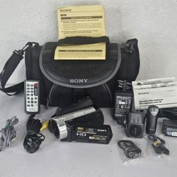 Sony Handycam HDR-SR10 40GB Digital HD Video Camera Recorder Bundle