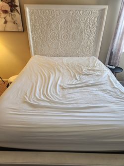 Queen Bedframe and Headboard