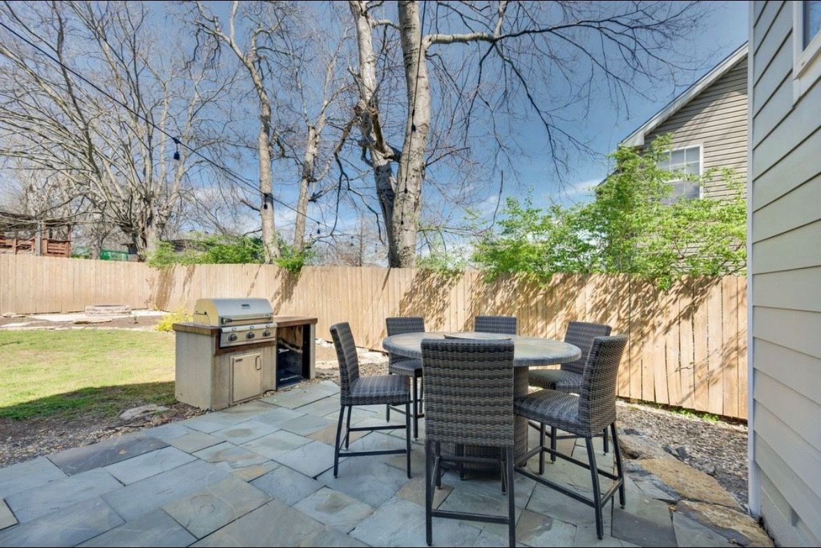 7 Piece Outdoor Fire Pit Dining Table